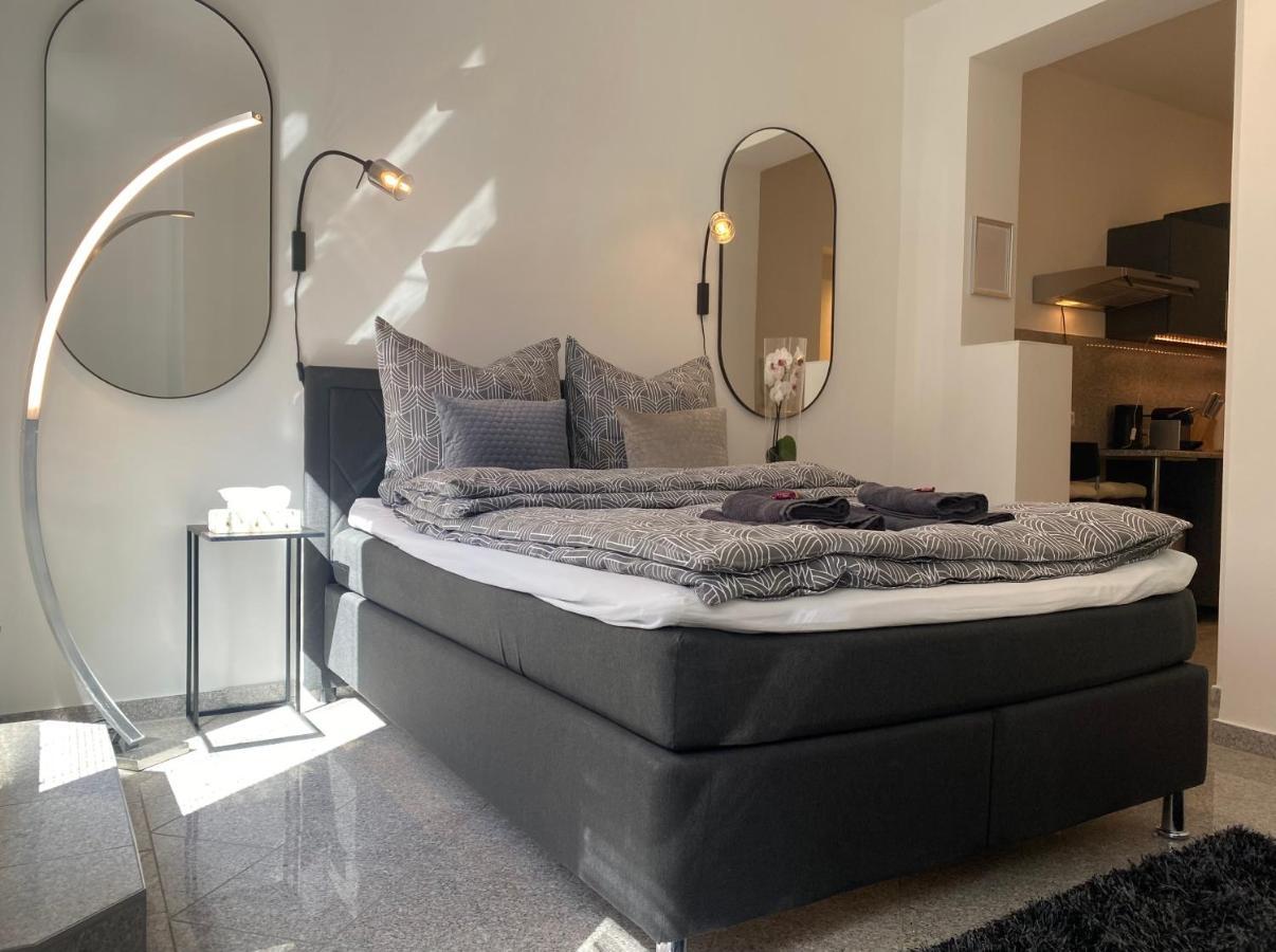 Stilvolles, Neues Apartment Mit Balkon In Bamberg Bagian luar foto
